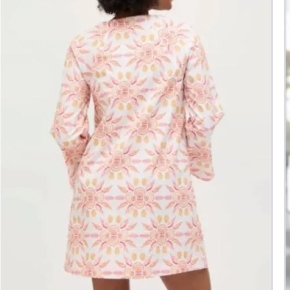 NWT Hill House Cotton Artemis Dress in  Shell Mosaic - Picture 3 of 13